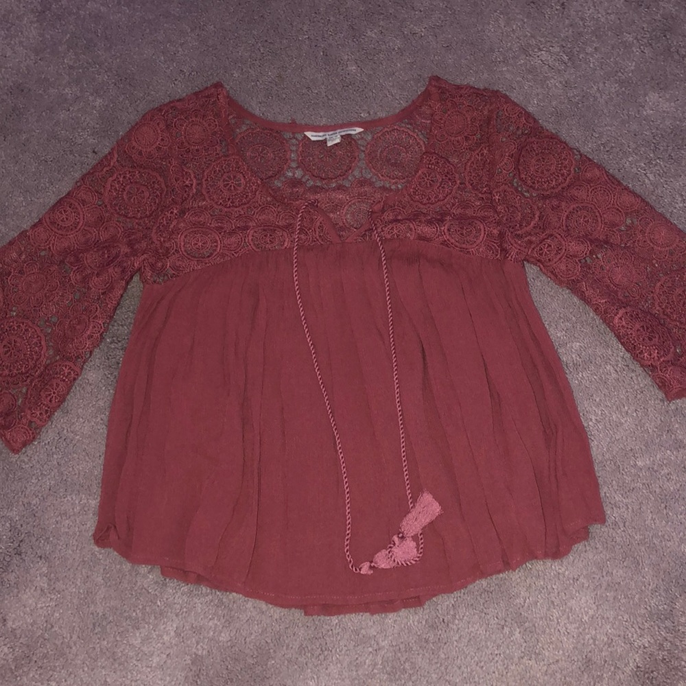 Mauve blouse